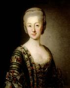 Alexandre Roslin Portrait of Sophia Magdalena of Denmark painting